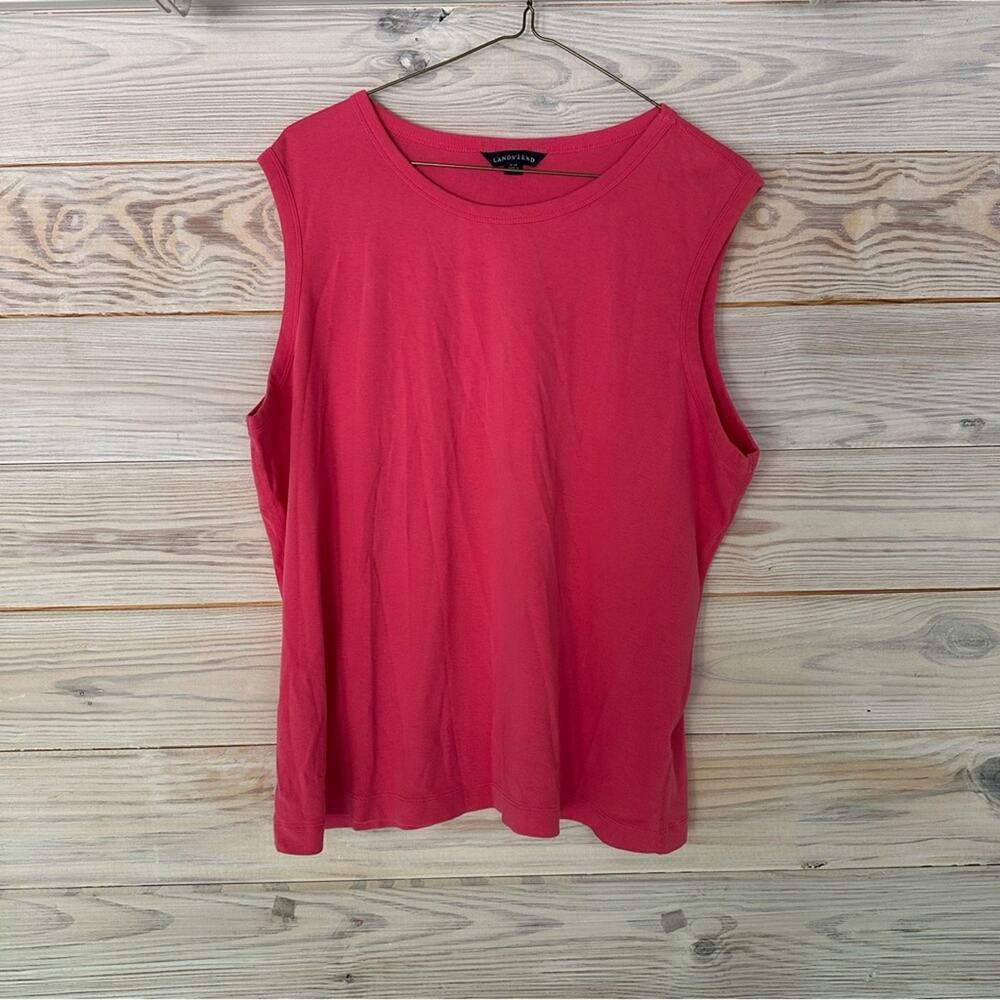 NWOT Lands End Cotton Tank Size XL